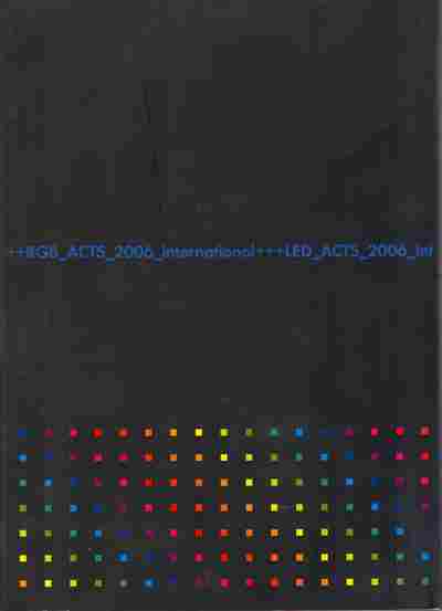 Каталог RGB Acts 2006 international LED Acts 2006 int, 54-635, Баград.рф